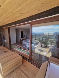 ventana corredera de 4 hojas